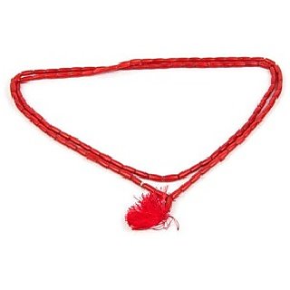                       CEYLONMINE Munga / Moonga Beads Mala Original Coral beads mala                                              