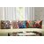 3D Digital Canvas Jute Cushion Cover (Multicolour, 16x16-inch/ 40x40cm) - Set of 5