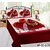 Shivi Creation Digital Printed Velvet King Size Premium Double Bedsheet with 2 Pillow Covers (90x100)