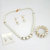 Meia Gold Plated Pearl Jewellery Set