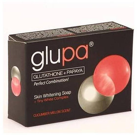 Glupa Gluta with Papaya Herbal Whitening soap  3Pc  (405 g, Pack of 3)