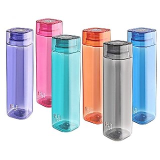 Cello H2O Squaremate 500ml Water Bottle Pack of 6