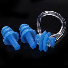 2 in 1 Soft Silicone Swimming Ear Plugs And Nose Clip Set