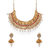 Zaveri Pearls Traditional Gold Tone Bridal Choker Necklace Set For Women-ZPFK8723