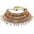 Zaveri Pearls Traditional Gold Tone Bridal Choker Necklace Set For Women-ZPFK8723