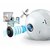 5MP, Fisheye Vision, Remoting Monitoring LED Bulb Light Security Camera (White)