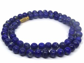 Blue Crystal Agate for Shani 108 and 1 Beads Japa Mantras Neela Mankas Hakik Mala for Women and Men