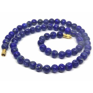                       108 beads Blue Akik Mala Natural Earth Mines                                              