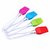 Silicon Brush for Cooking - Set of 2 Multicolor