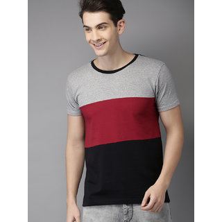axxitude green cotton tshirt for men