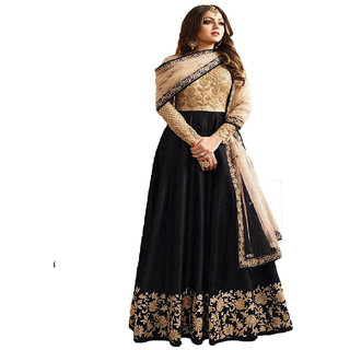 black colour anarkali