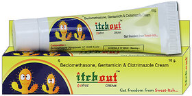 Ethix Itchout Cream 10gm(Pack of 4)