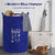 Smile Mom Jumbo (83 Litre) Laundry Basket/Bag/Hamper for Clothes with Handle, Foldable for Home Bathroom Bedroom (Blue)