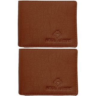                       Mens Tan Artificial Leather Wallet                                              