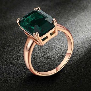                       Astrological Stone Emerald/Panna Ring 5.25 Ratti Precious Stone Ring BY CEYLONMINE                                              
