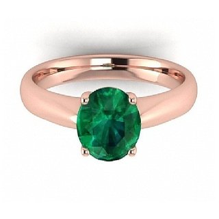                       Natural Emerald Ring Original  Lab Certified Panna 4.25 Carat Panna Stone Ring By CEYLONMINE                                              