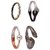 Voici France - 4Pcs Fashion Charm Bracelet Sparkly Bangle Adjustable Open Exquisite Bracelet Jewellery