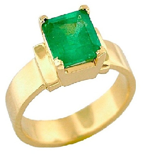 Buy Natural Emerald Ring Certified Panna Astrological Stone for Men Women  Daily-wear Ring Online at Best Prices in India - JioMart.