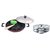 RDY appam maker patra nonstick with lid 12 Cavity and spatula and scurbber and idli stand 4 plate combo multi color