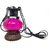 Desi Karigar Wooden  Iron hand carved Colored Electric Chimney Lantern design  Pink ( Pink, 7 x 5 inch )
