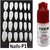 Personal/Professional Reusable False French 20pcs Nails With Glue No-P1