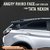 CarMetics Angry Rhino sticker to door window hood tailgate bonnet dickey car vinyl stickers decals for Tata Nexon White