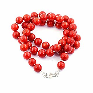                       high Quality red Coral 108+1 beads mala                                              
