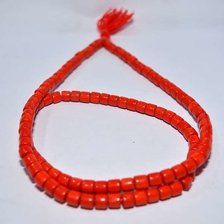                       Haridwar Pure Coral 108+1 beads mala                                              
