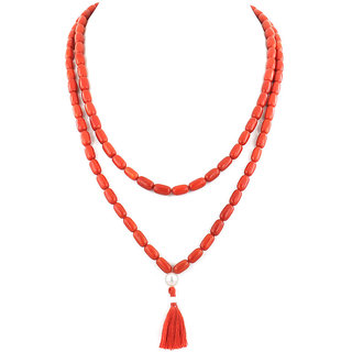                       Red Coral Rosary  / /lal moonga mala 108 beads mala                                              