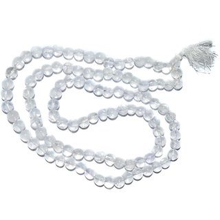 Sphatik 108 and 1 Beads Pooja Jaap Mala for Men and Women, Transparent