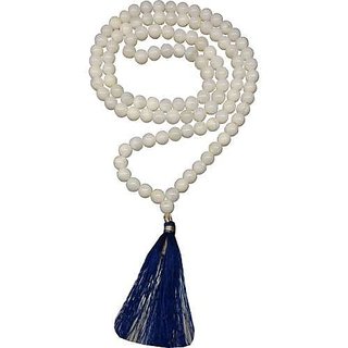 Sphatik 108 and 1 Beads Pooja Jaap Mala for Men and Women, Transparent