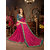 Sutram Printed Pink Silk Georgette Saree with Blouse Piece