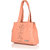 Bellissa Women's Casual P.U. Leather Peach Handbag