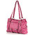 Bellissa Women's Casual P.U. Leather Pink Handbag
